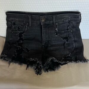 Black Next Level Stretch Jean Shorts - Size 4